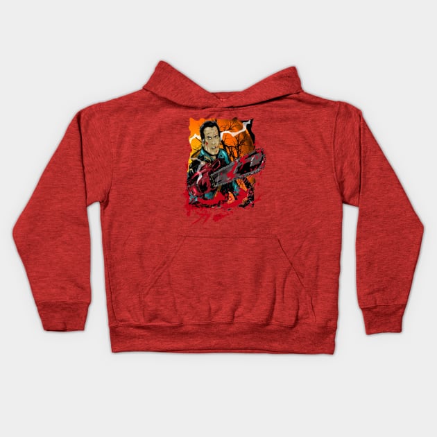 Ash VS the Evil Dead Kids Hoodie by Trapjaw1974